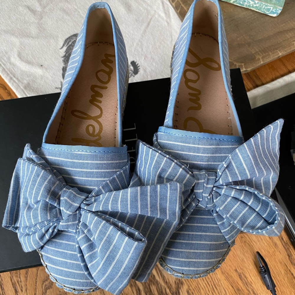 NEVER WORN ESPADRILLE SHOES-Sam Edelman